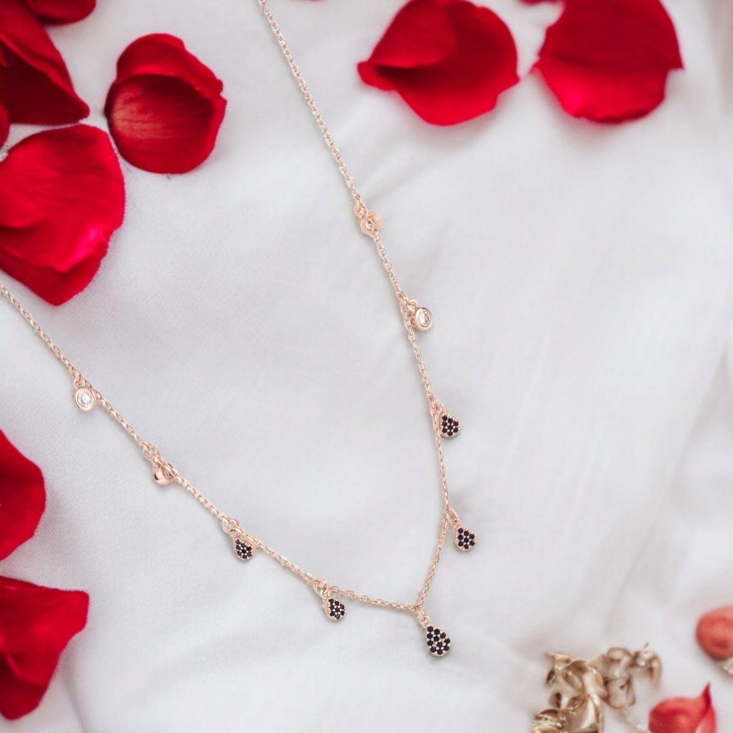 Rose Gold-Plated 925 Sterling Silver Necklace