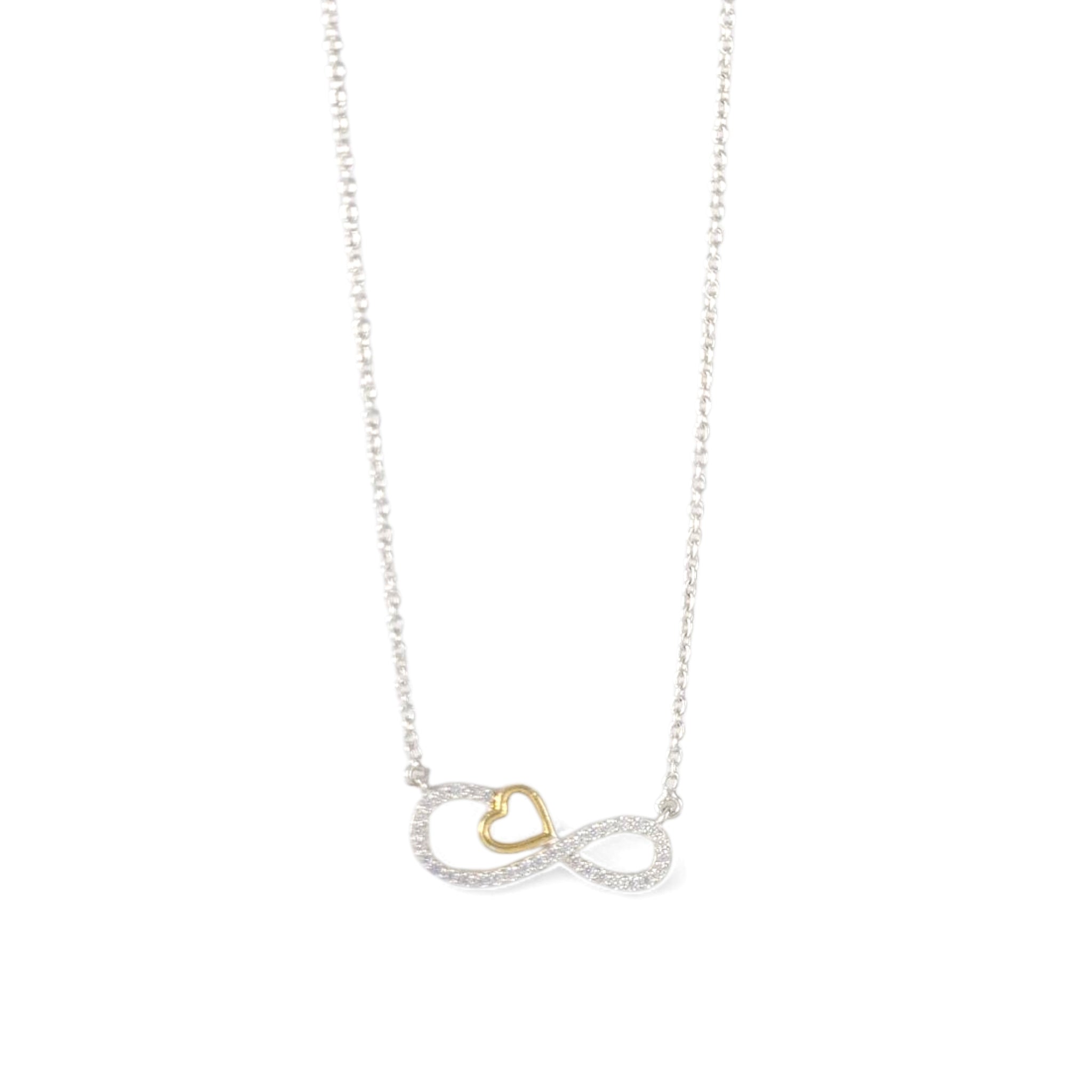 Silver Infinity Love Necklace