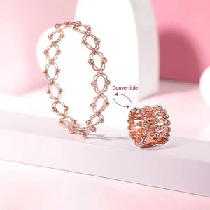 Rose Gold Supple Bracelet Isha Store
