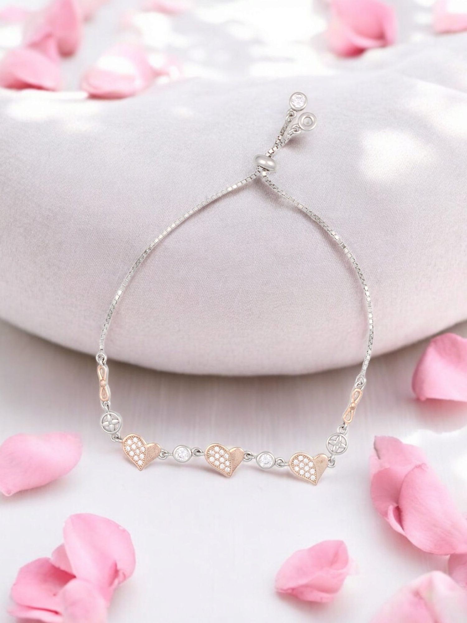 925 Sterling Silver Sparkling Bracelet for women