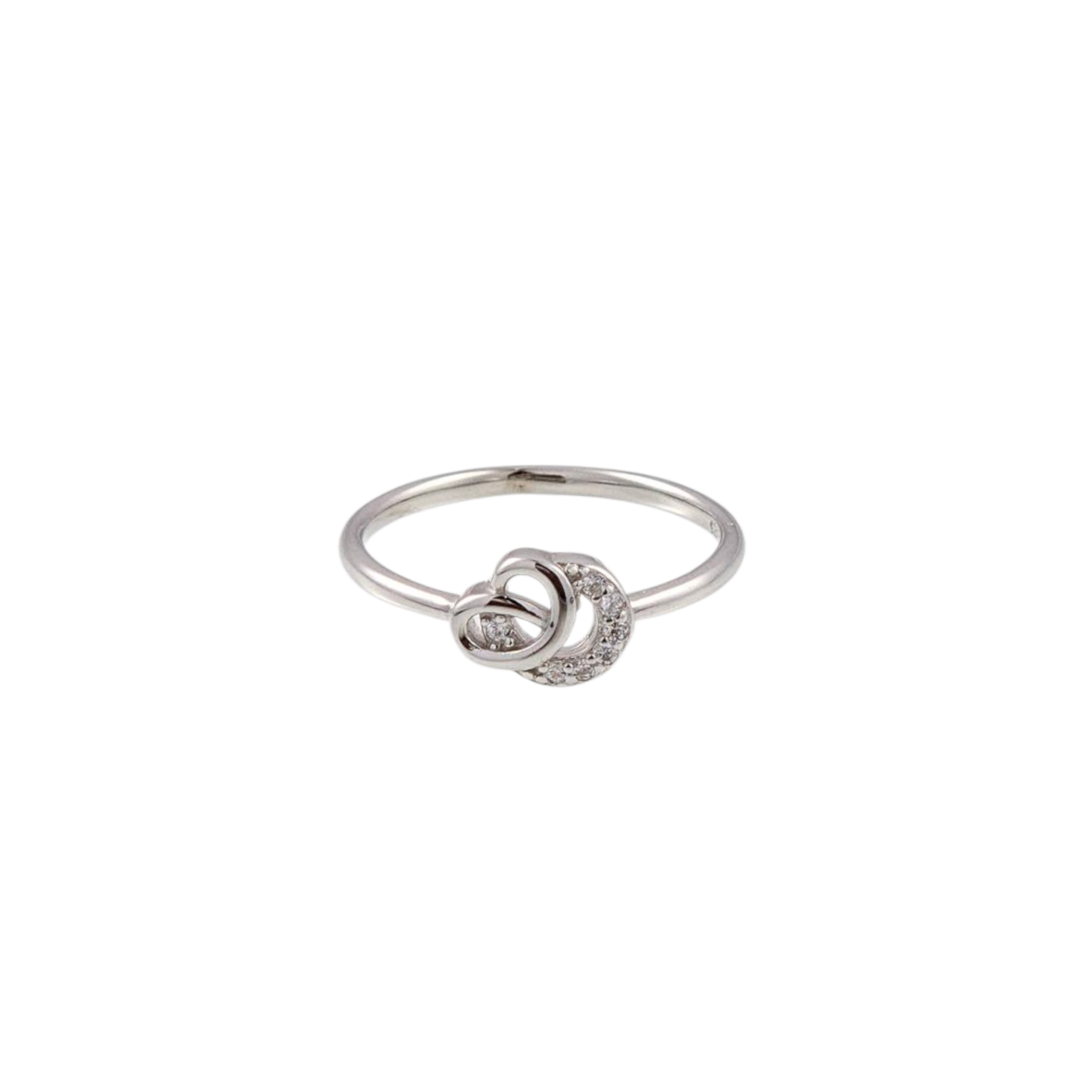 Love - Knot Silver Ring For Her
